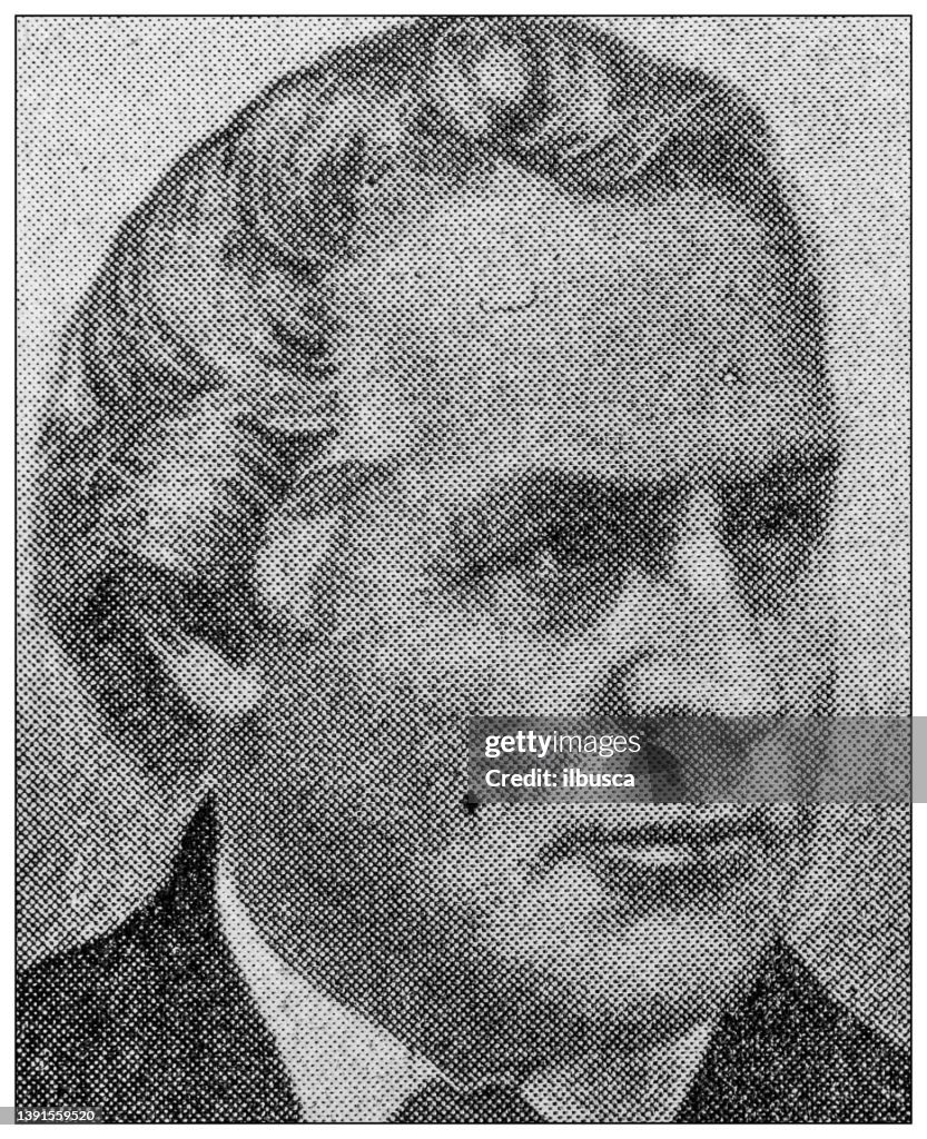 Antikes Porträt berühmter Persönlichkeiten: John Jay