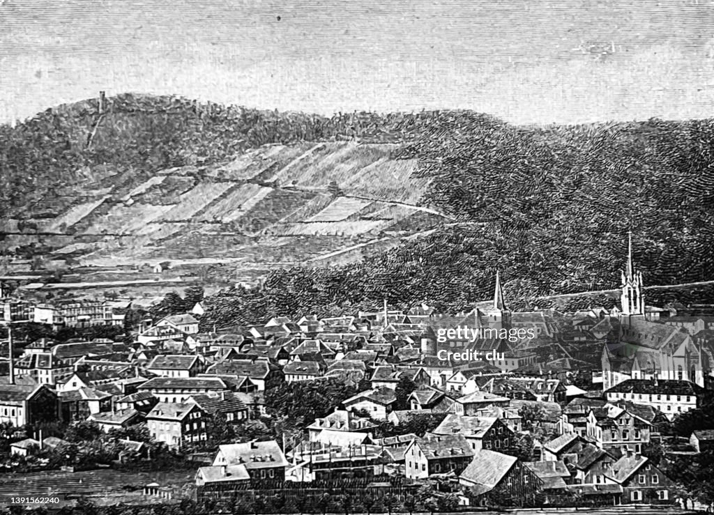 Bad Kissingen aerial view