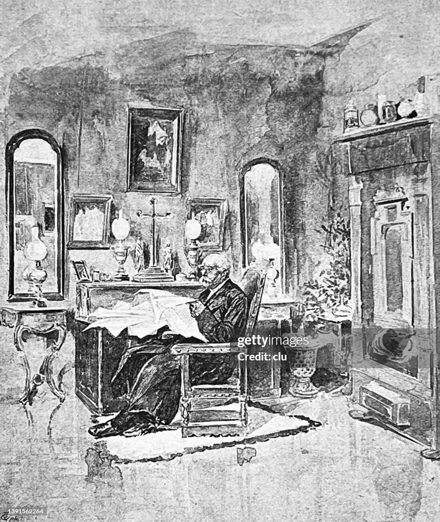 Bad Kissingen, study of Otto von Bismarck