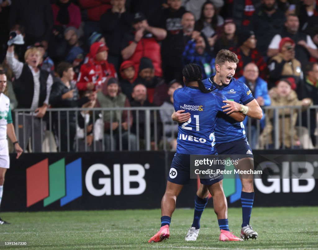 Super Rugby Pacific Rd 9 - Crusaders v Blues