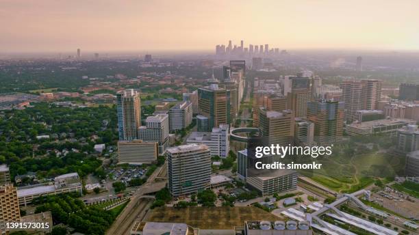 downtown houston - houston texas downtown stock pictures, royalty-free photos & images