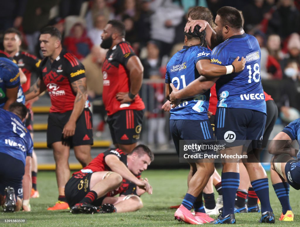 Super Rugby Pacific Rd 9 - Crusaders v Blues