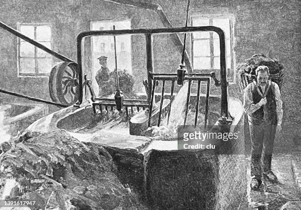 industrial washing machine - old machinery stock illustrations