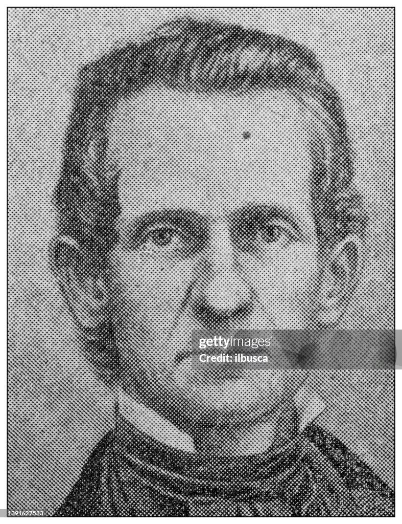 Retrato antiguo de personajes famosos: Eugenius Aristides Nisbet