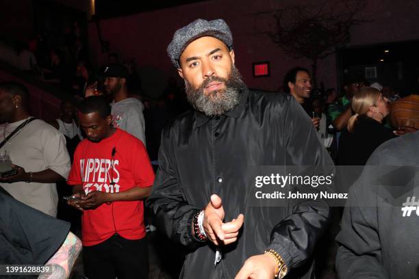 Ebro attends Flipper's Roller Boogie Palace NYC Opening at Rockefeller Center on April 14, 2022 in New York City.