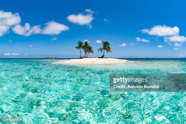 small caribbean island, cayos cochinos - bay islands stock pictures, royalty-free photos & images