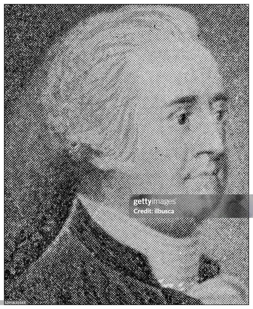 Antique Portrait Of Famous People John Rutledge High-Res Vector Graphic ...