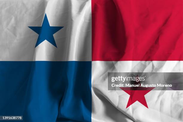 flag of panama - bandera panameña fotografías e imágenes de stock