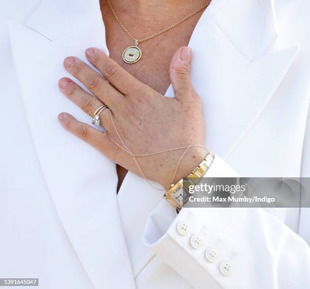 Meghan, Duchess of Sussex attends an Invictus Games Friends and Family reception hosted by the City of The Hague and the Dutch Ministry of Defence at...