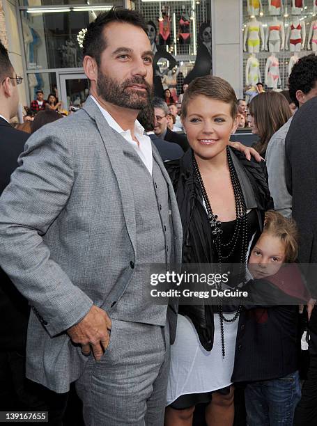 April 30, 2009 Hollywood, Ca.; Adrian Pasdar, Natalie Maines and son Jackson Slade Pasdar; "Star Trek" Los Angeles Premiere; Held at Grauman's...