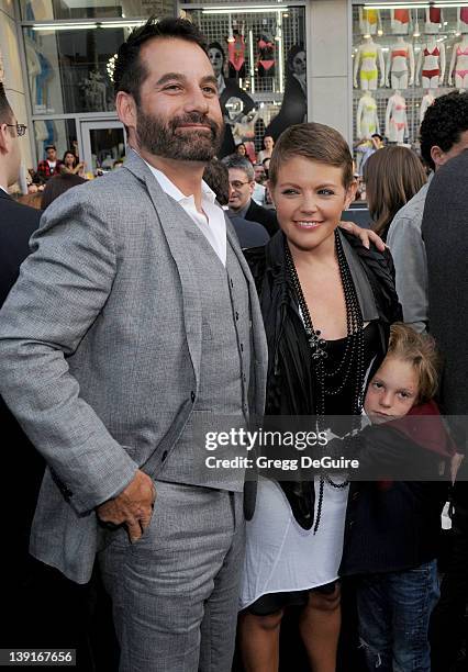 April 30, 2009 Hollywood, Ca.; Adrian Pasdar, Natalie Maines and son Jackson Slade Pasdar; "Star Trek" Los Angeles Premiere; Held at Grauman's...