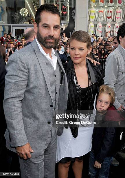 April 30, 2009 Hollywood, Ca.; Adrian Pasdar, Natalie Maines and son Jackson Slade Pasdar; "Star Trek" Los Angeles Premiere; Held at Grauman's...