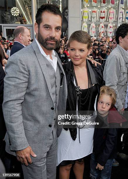 April 30, 2009 Hollywood, Ca.; Adrian Pasdar, Natalie Maines and son Jackson Slade Pasdar; "Star Trek" Los Angeles Premiere; Held at Grauman's...