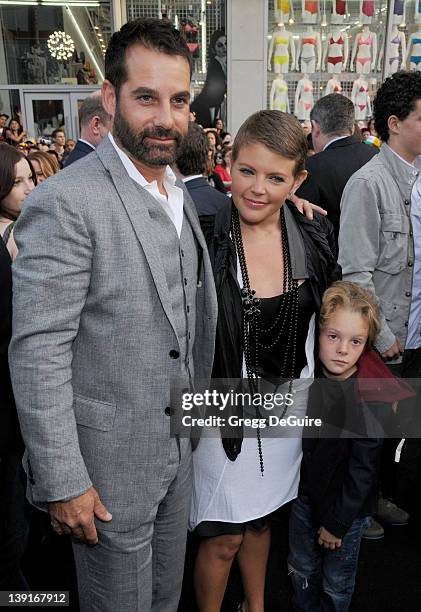 April 30, 2009 Hollywood, Ca.; Adrian Pasdar, Natalie Maines and son Jackson Slade Pasdar; "Star Trek" Los Angeles Premiere; Held at Grauman's...