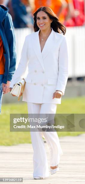 Meghan, Duchess of Sussex attends an Invictus Games Friends and Family reception hosted by the City of The Hague and the Dutch Ministry of Defence at...