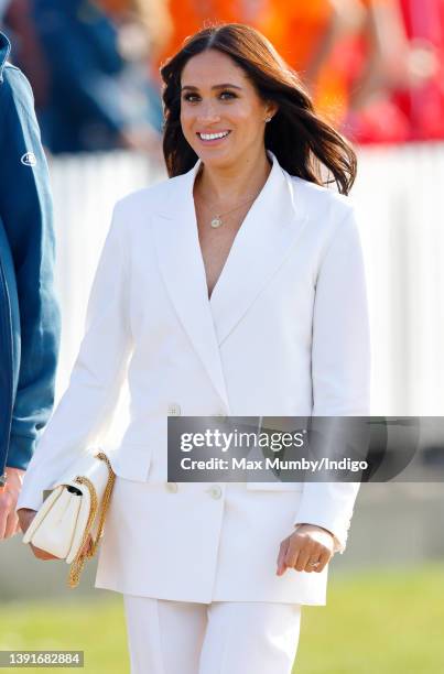 Meghan, Duchess of Sussex attends an Invictus Games Friends and Family reception hosted by the City of The Hague and the Dutch Ministry of Defence at...