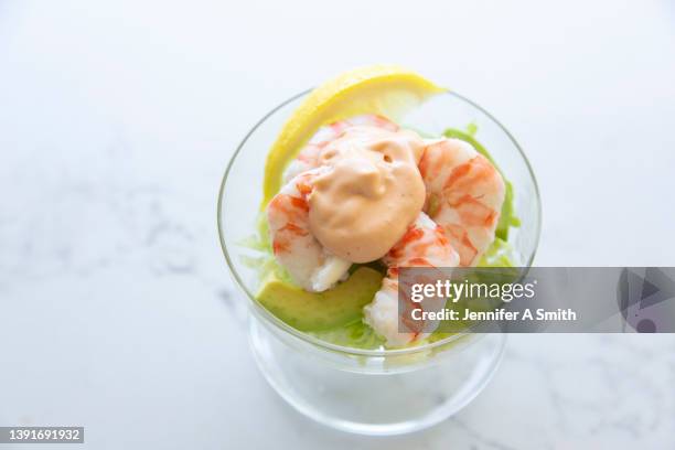 prawn cocktail - prawn cocktail stock pictures, royalty-free photos & images