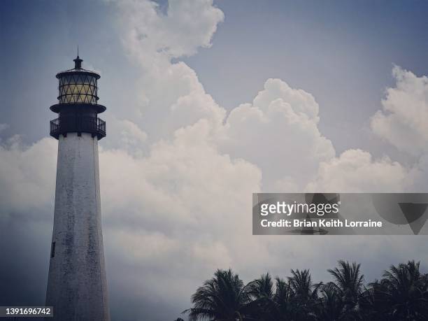 cape florida lighthouse - key biscayne bildbanksfoton och bilder