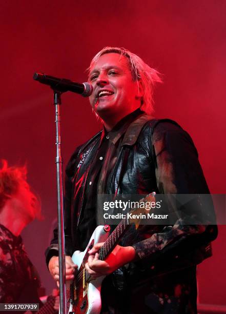 Win Butler of Arcade Fire performs onstage at the Mojave Tent during the 2022 Coachella Valley Music And Arts Festival on April 15, 2022 in Indio,...