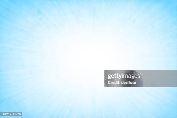 light sky blue and faded white coloured ombre rustic and smudged painted plastered scratched wall textured blank empty horizontal vector backgrounds with subtle sun rays or sunburst pattern - light blue background 幅插畫�檔、美工圖案、卡通及圖標