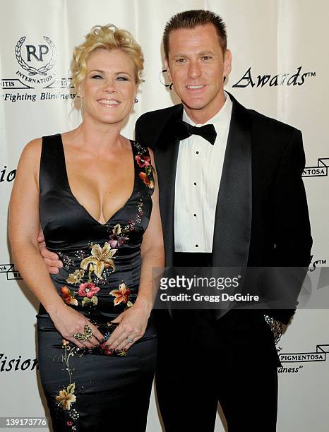 Alison Sweeney and husband Dave Sanov arrive for The 36th Annual Vision Awards at the Beverly Wilshire Hotel in Beverly Hills, California on June 27,...