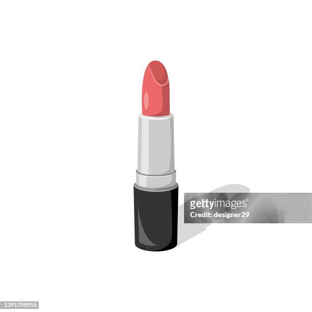 lipstick icon. - lipstick stock illustrations stock illustrations