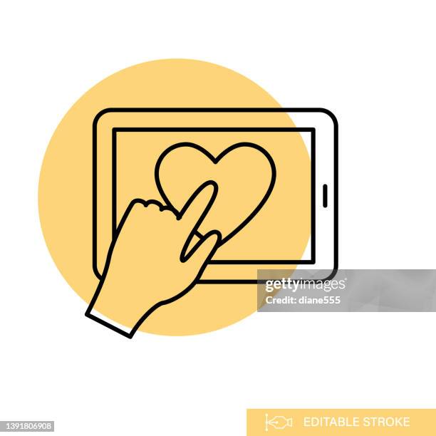 online donation - charity and donation thin line icon - giving tuesday stock illustrations
