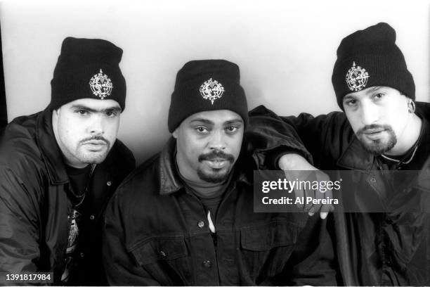 Rap group Cypress Hill appear in a portrait taken at Billboard Magazine's Grammy Party on February 23, 1992 in New York City.