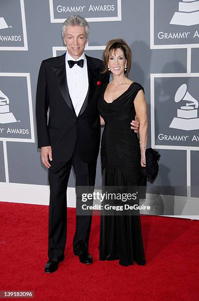 February 2, 2009 Los Angeles, Ca.; Deana Martin and husband John Griffeth; 51st Annual GRAMMY Awards; Held at Staples Center