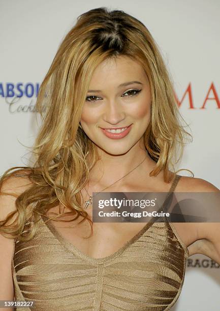 Kylie Bisutti arrives at the 11th Annual Maxim Hot 100 Party at Paramount Studios on May 19, 2010 in Los Angeles, California.