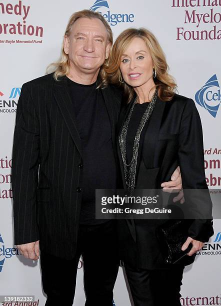 Joe Walsh and wife Marjorie Bach arrive at the 3rd Annual Comedy Celebration For The Peter Boyle Memorial Fund at the Wilshire Ebell Theatre and Club...