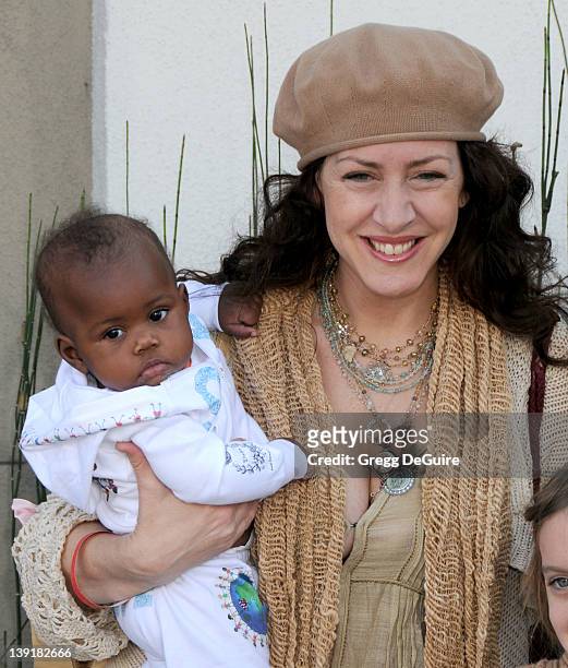 March 8, 2009 West Hollywood, Ca.; Joely Fisher and daughter Olivia Luna Fisher-Duddy; John Varvatos 7th Annual Stuart House Benefit; Held at the...