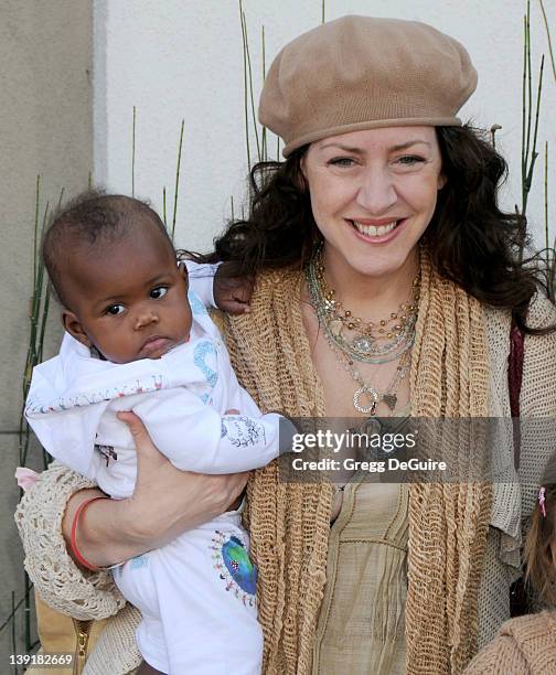 March 8, 2009 West Hollywood, Ca.; Joely Fisher and daughter Olivia Luna Fisher-Duddy; John Varvatos 7th Annual Stuart House Benefit; Held at the...