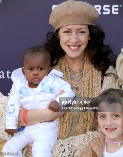 March 8, 2009 West Hollywood, Ca.; Joely Fisher and daughter Olivia Luna Fisher-Duddy; John Varvatos 7th Annual Stuart House Benefit; Held at the...