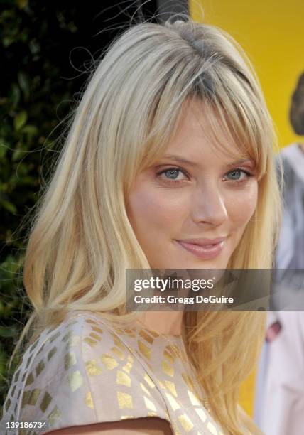 April Bowlby arrives at "The Help" World Premiere at the Samuel Goldwyn Theater on August 9, 2011 in Beverly Hills, California.