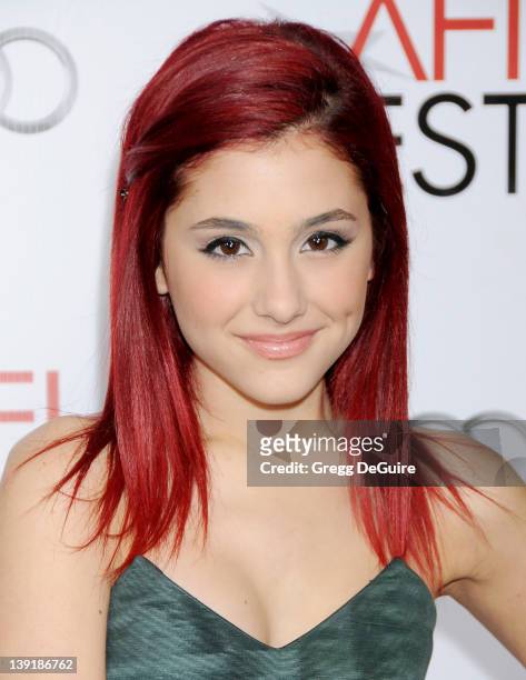 Ariana Grande arrives at the Opening Night Gala Screening of "Fantastic Mr. Fox" at AFI FEST 2009 at the Grauman's Chinese Theater on October 30,...