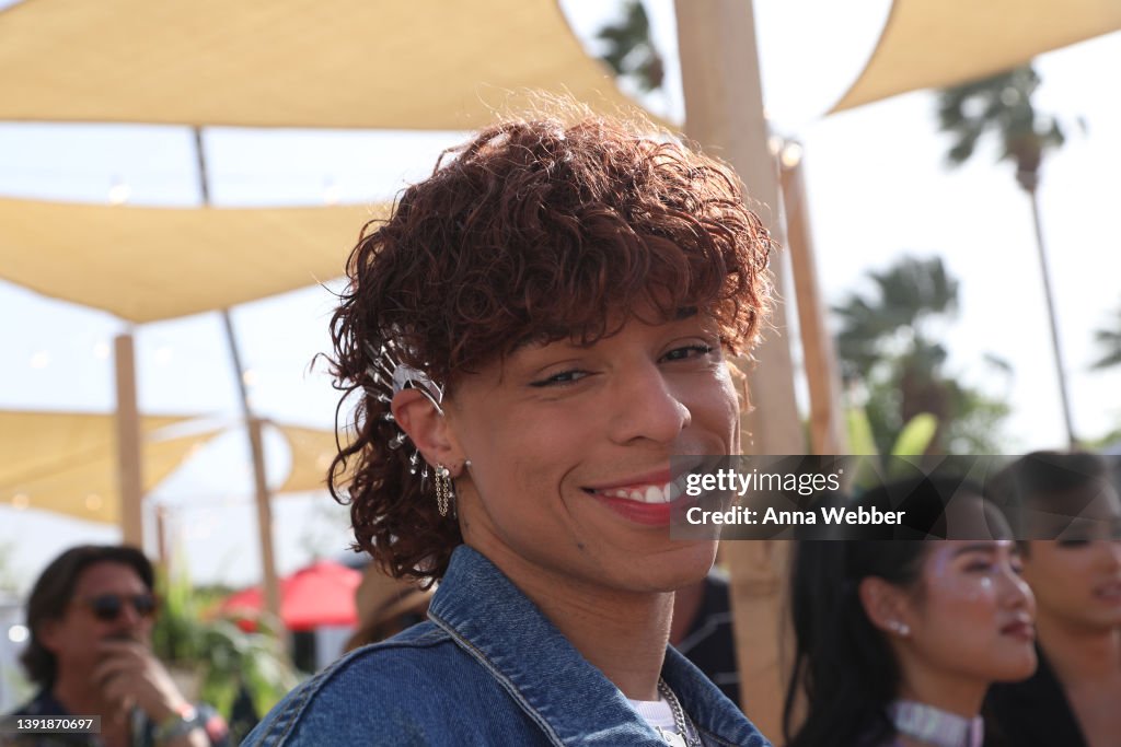 Larray Music Larray attends YouTube Artist Lounge during Weekend 1 of Coachella ...