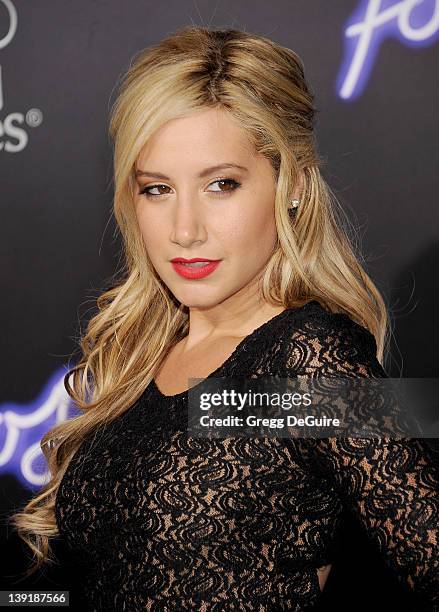 Ashley Tisdale arrives at the Los Angeles Premiere of "Footloose" at the Regency Village Thester on October 3, 2011 in Westwood, California.