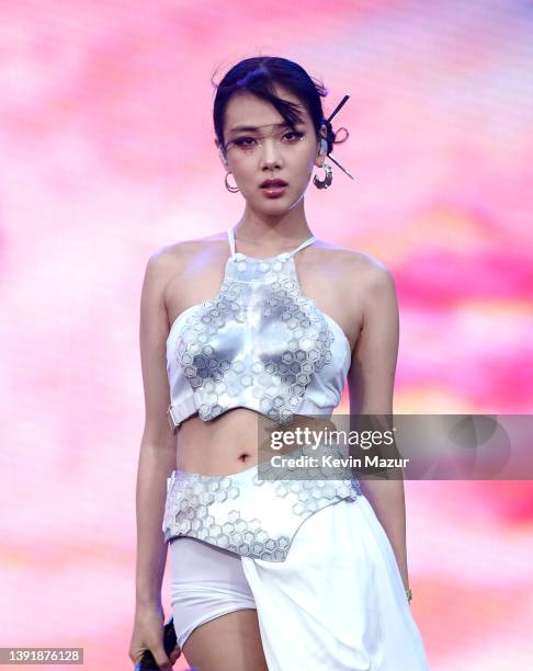 Of 88rising performs onstage at the Coachella Stage during the 2022 Coachella Valley Music And Arts Festival on April 16, 2022 in Indio, California.