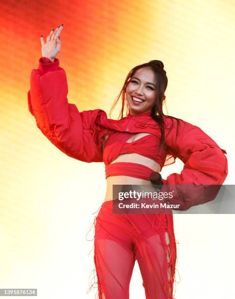 Of 88rising performs onstage at the Coachella Stage during the 2022 Coachella Valley Music And Arts Festival on April 16, 2022 in Indio, California.