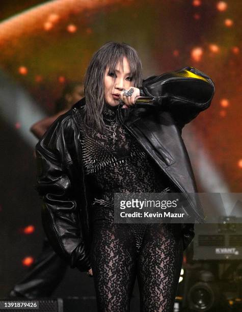 Of 88rising performs onstage at the Coachella Stage during the 2022 Coachella Valley Music And Arts Festival on April 16, 2022 in Indio, California.