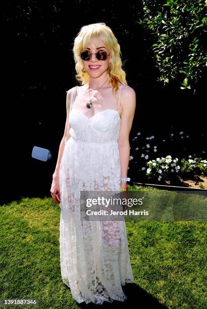 Carly Rae Jepsen attends the Interscope Coachella Party on April 16, 2022 in Palm Springs, California.