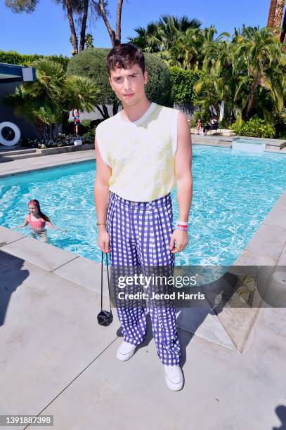 Benny Drama attends the Interscope Coachella Party on April 16, 2022 in Palm Springs, California.