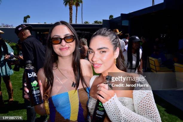 Guests attend the Interscope Coachella Party on April 16, 2022 in Palm Springs, California.