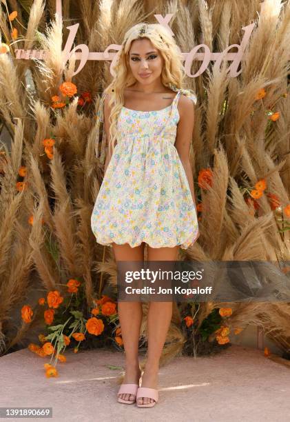 Gabi DeMartino attends REVOLVE x The h.wood Group Present REVOLVE FESTIVAL on April 16, 2022 in La Quinta, California.