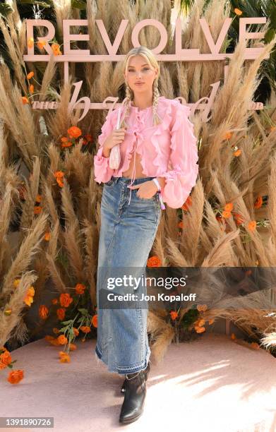 Elsa Hosk attends REVOLVE x The h.wood Group Present REVOLVE FESTIVAL on April 16, 2022 in La Quinta, California.