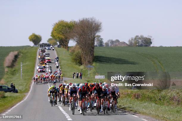 Tim Declercq of Belgium and Team Quick-Step - Alpha Vinyl, Ben Turner of United Kingdom and Team INEOS Grenadiers, Filippo Ganna of Italy and Team...