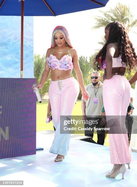 Saweetie attends Liquid I.V. House of Hydration on April 16 at Old Polo Estate in Coachella, California.