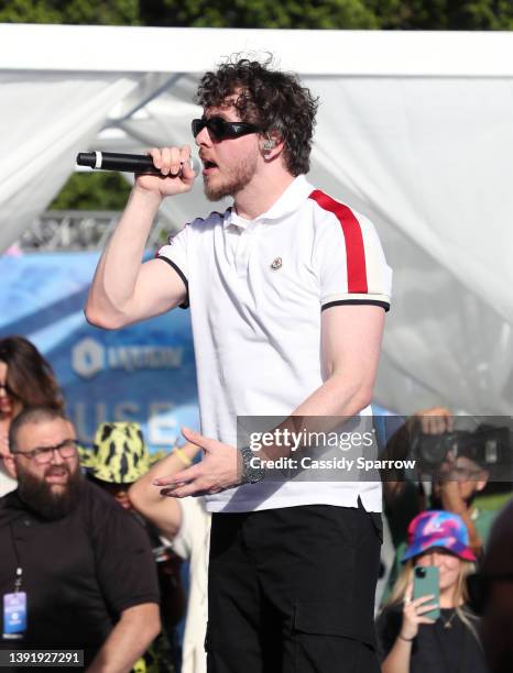 Jack Harlow performs Liquid I.V. House of Hydration on April 16 at Old Polo Estate in Coachella, California.