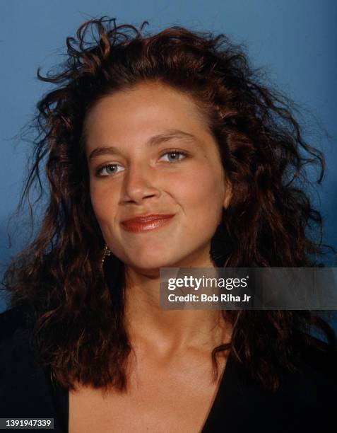 Justine Bateman backstage at the Emmy Awards Show, September 20, 1987 in Pasadena, California.